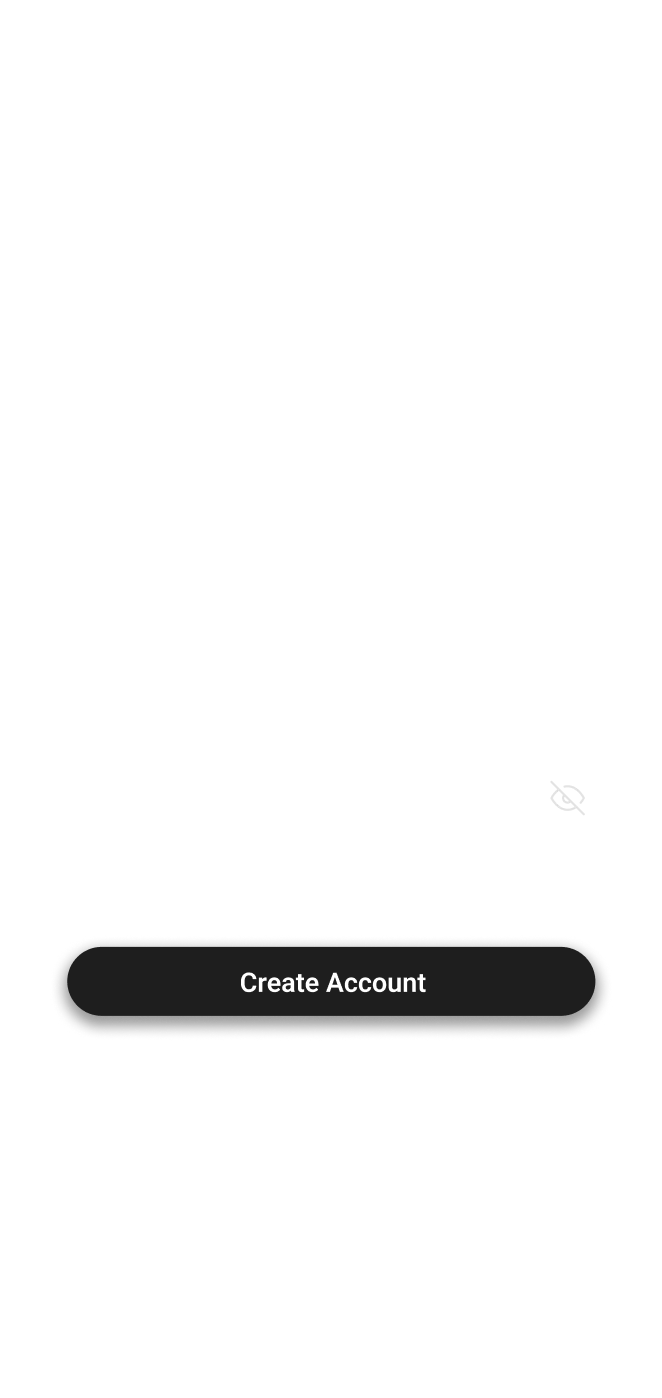 Login screen